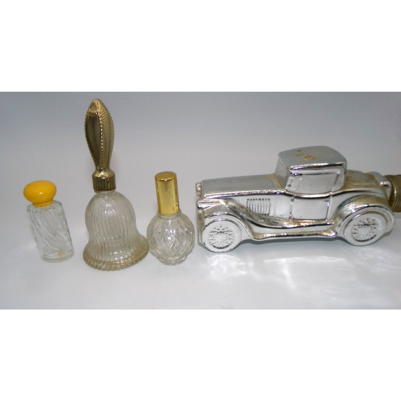 Vintage Mixed Lot AVON Men's Cologne Car Bell small bottle empty perfume bottle - Picture 6 of 12